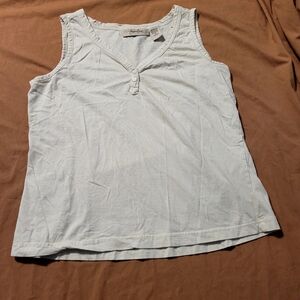 Vintage Angelique 90s Y2K Beige Tank Top Women's M